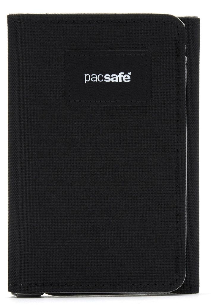Pacsafe Rfidsafe Trifold Wallet Jet Black Produktbild 