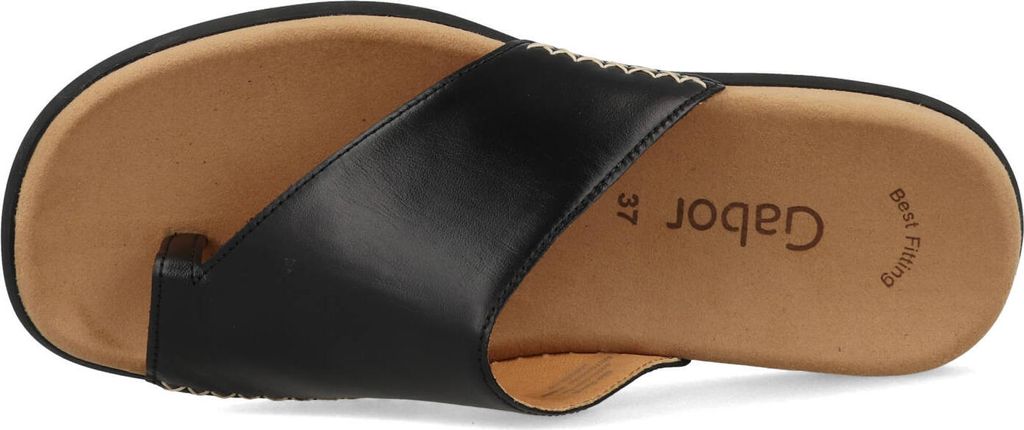 Gabor Shoes Zehensteg Schwarz Glattleder Größe: 39 Normal Produktbild 83