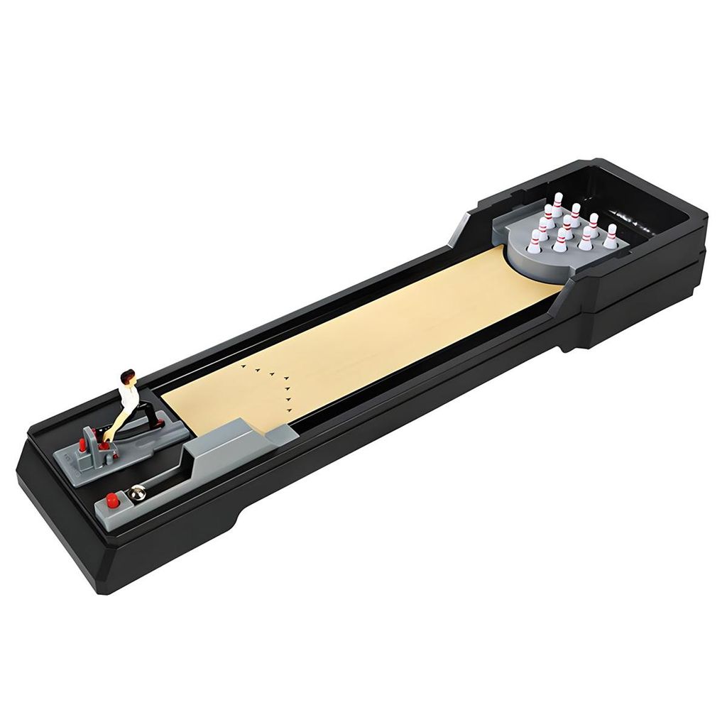 Mini-Tischbowling-Spiel mit 10 Pins, unterhaltsames Bowling-Set für Kinder und Erwachsene zu Hause oder im Büro