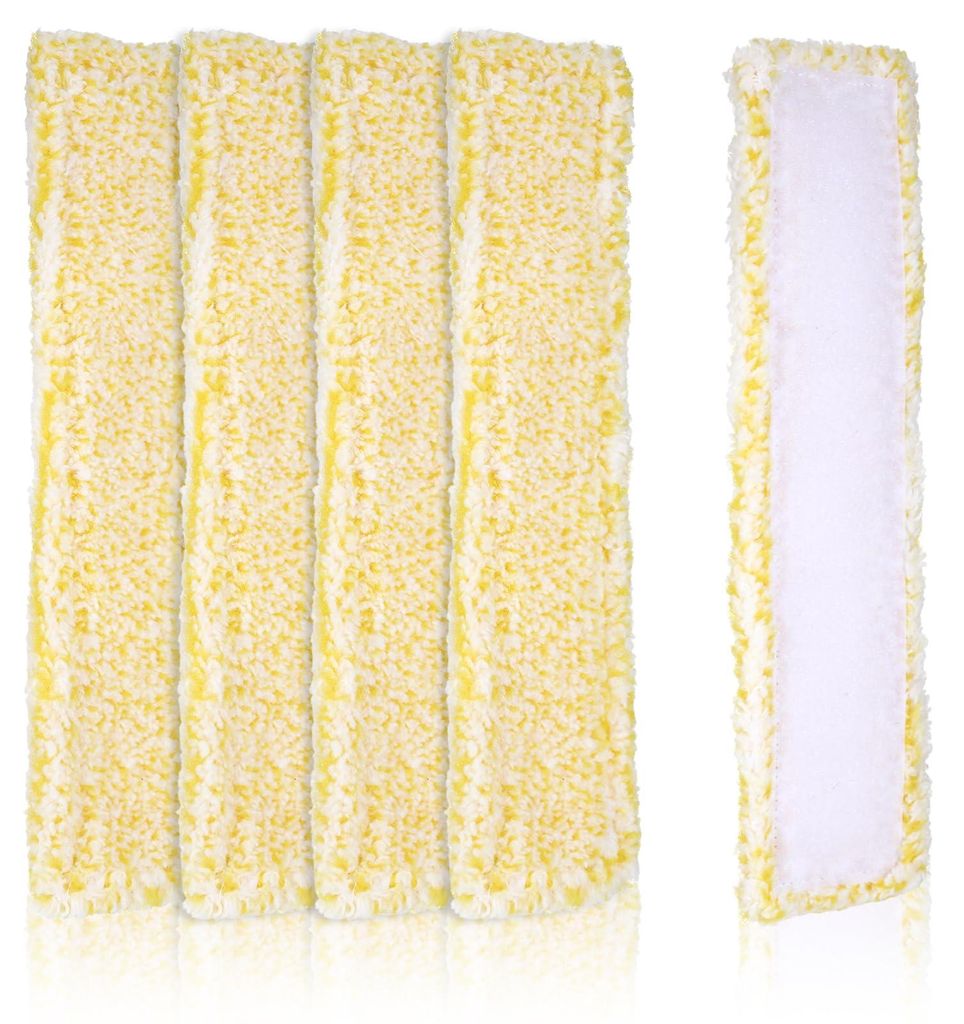 4 Ersatzfasern für Fenstersauger, Reinigungstücher, Ersatzteile für Fensterreiniger WV2/WV5, Mikrofasertücher, Ersatz-Wischmoppköpfe