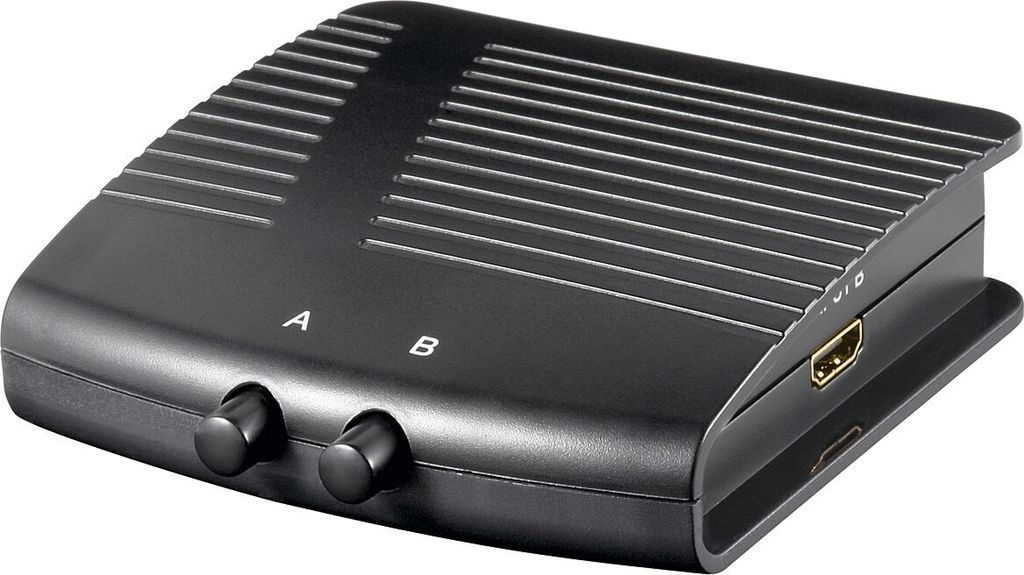 Wentronic AVS 20, HDMI, Schwarz