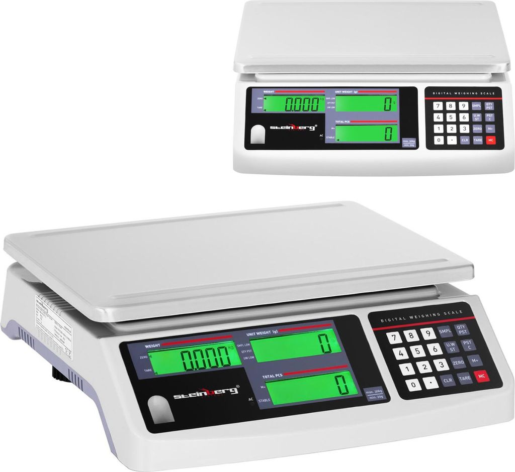 Steinberg Systems Počítací váha - 30 kg / 1 g - 3 LCD Obrázek produktu 