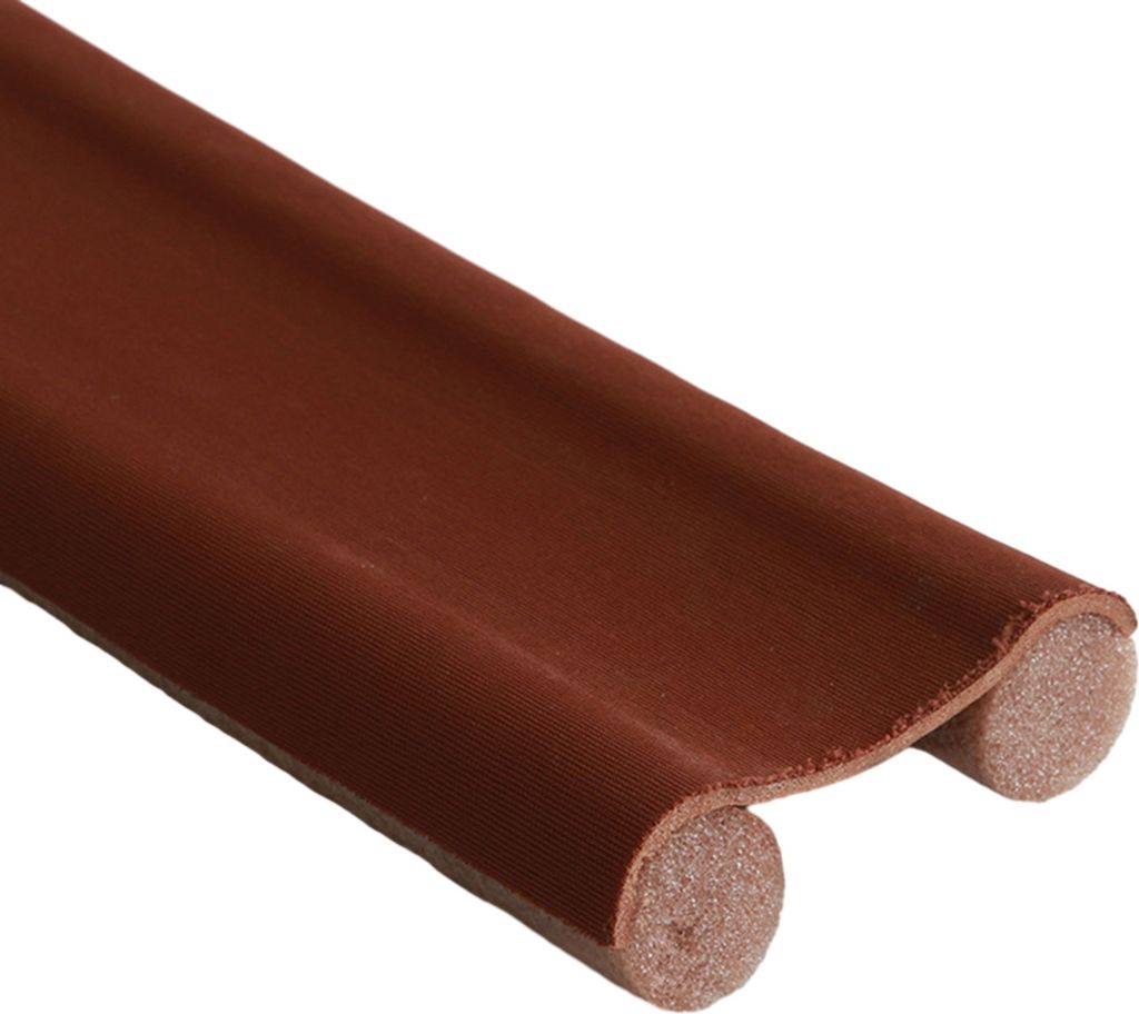 Tür unter Boden Siedelstreifen Windschutzdämmung Langlebiger Installation Dichtungsstreifen für Heimschlafzimmer-Braun