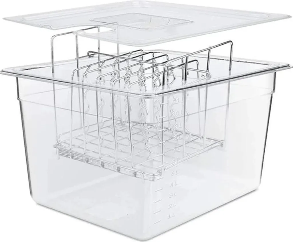 Grille de Cuisson Sous Vide en Acier Inox pour Cuves de 11 Litres