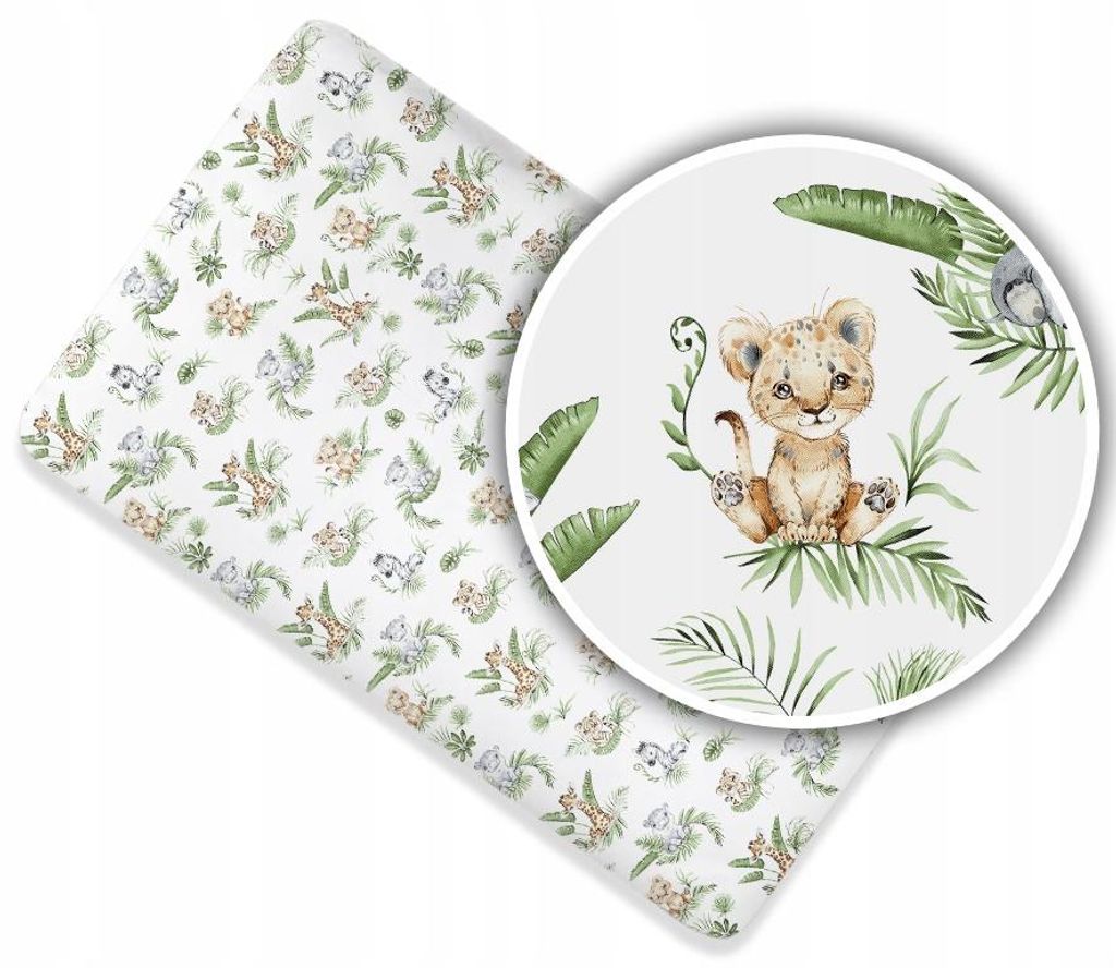 Spannbettlaken für Kinderbett 60x120 cm - 100% Baumwolle -