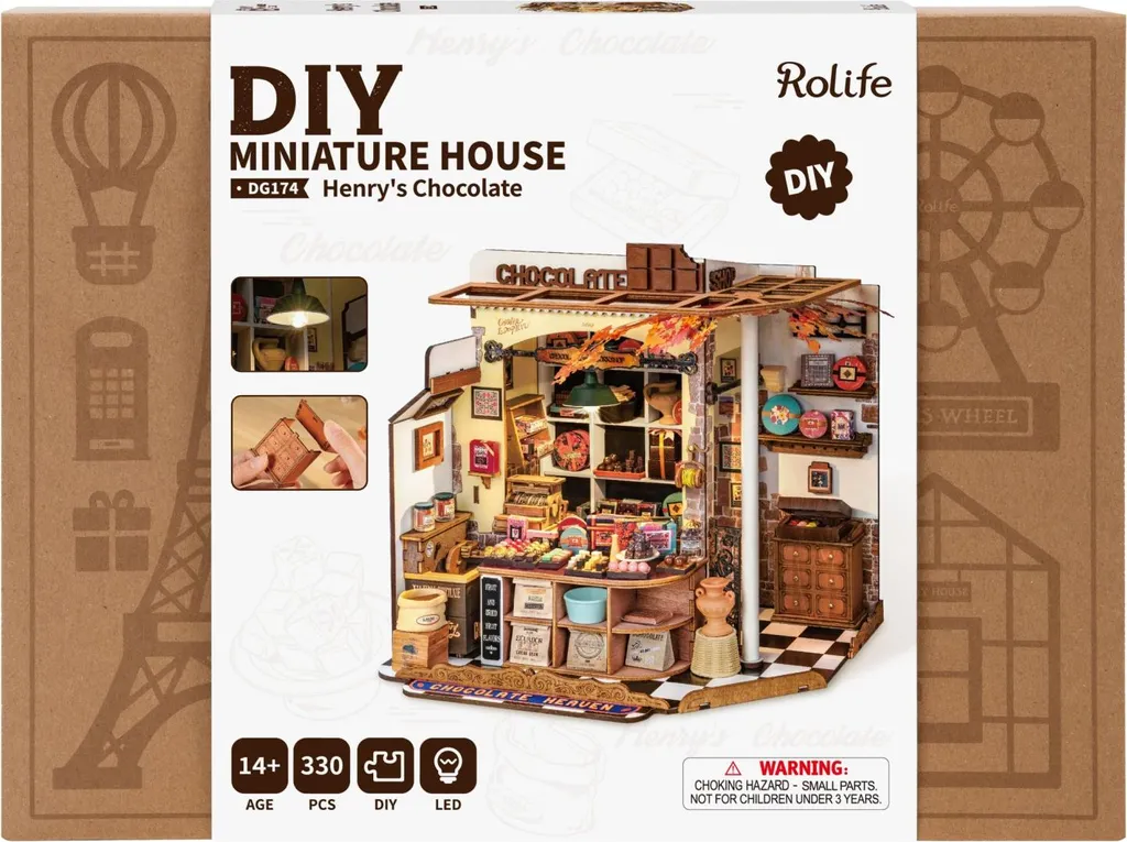 Cadeau Créatif Puzzle 3D Maison Henry DIY - Activité Détente 330 Pièces