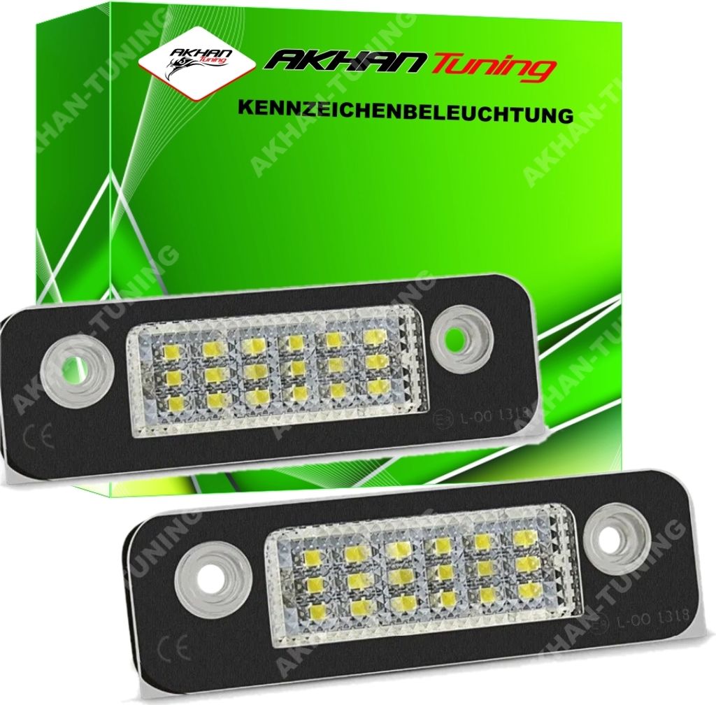KB62 - Fehlerfrei Kennzeichenbeleuchtung Fiesta V, Fusion, Mondeo II