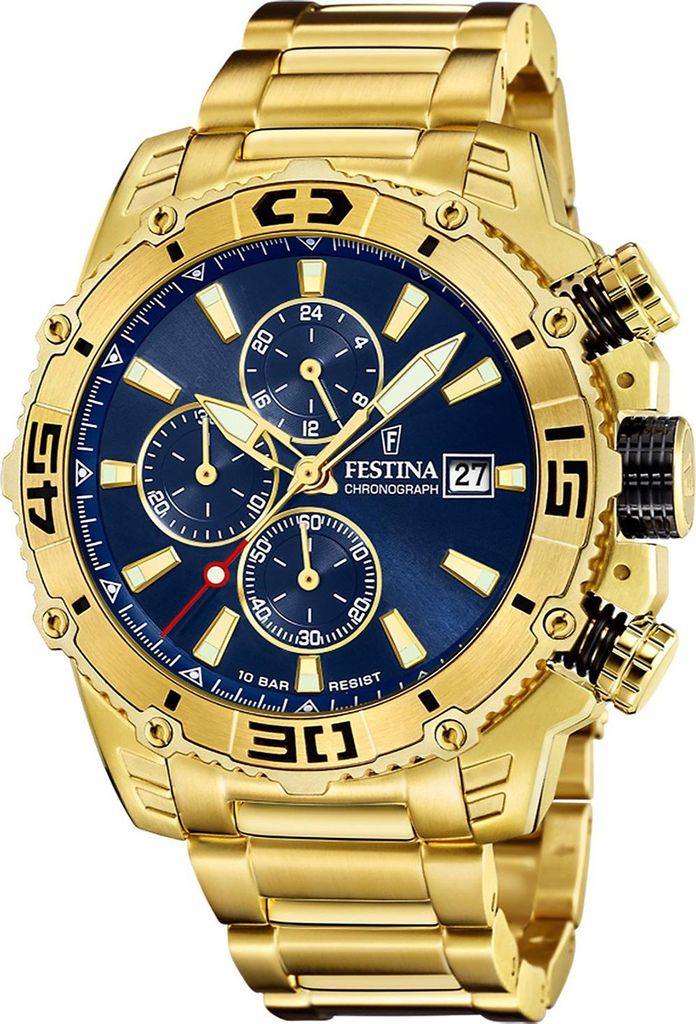 Pánske hodinky Festina F20492-2 zlaté Obrázok produktu 