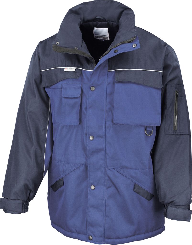 Result Herren Arbeitsjacke, wasserabweisend, winddicht BC932 (M) (Königsblau/Marineblau)