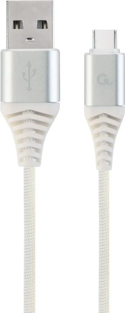 Gembird CC-USB2B-AMCM-2M-BW2 Cavo USB USB 2.0 USB A USB C Argento