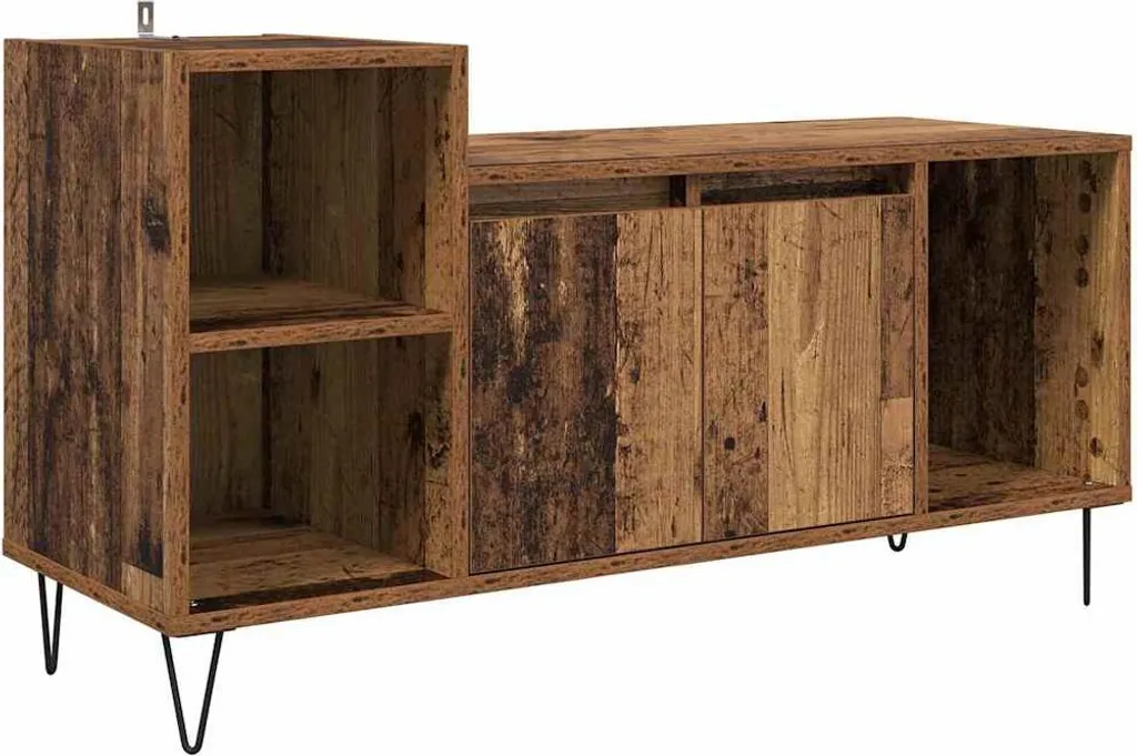 Mobile Porta TV 100 cm Legno di Recupero | Mobiletto Basso Soggiorno