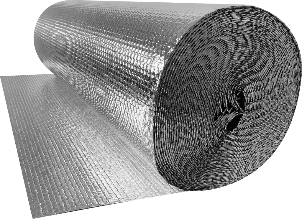 LARS360 Film Isolant Thermique 1x10m - Rouleau Aluminium Double Bulle