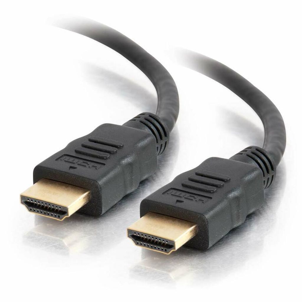 C2G 0,3 m High Speed HDMI-Kabel mit Ethernet - 4K 60 Hz, 0,3 m, HDMI Typ A (Standard), HDMI Typ A (Standard), 3D, 18 Gbit/s, Schwarz