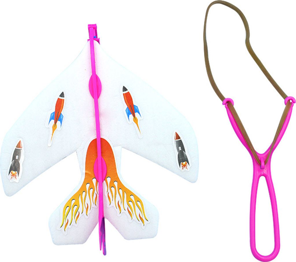 LED Licht Katapult Flugzeug Launcher DIY Sling Segelflugzeug Kinder Bildung Spielzeug