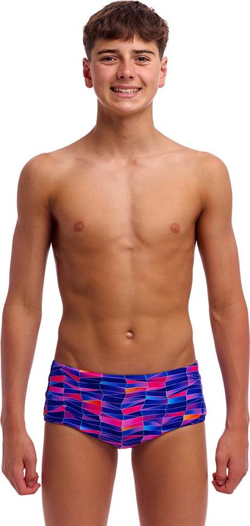 Funky Trunks Sidewinder Trunks Badehose Boxer Lila AUS 26 Jungen Lila AUS 26