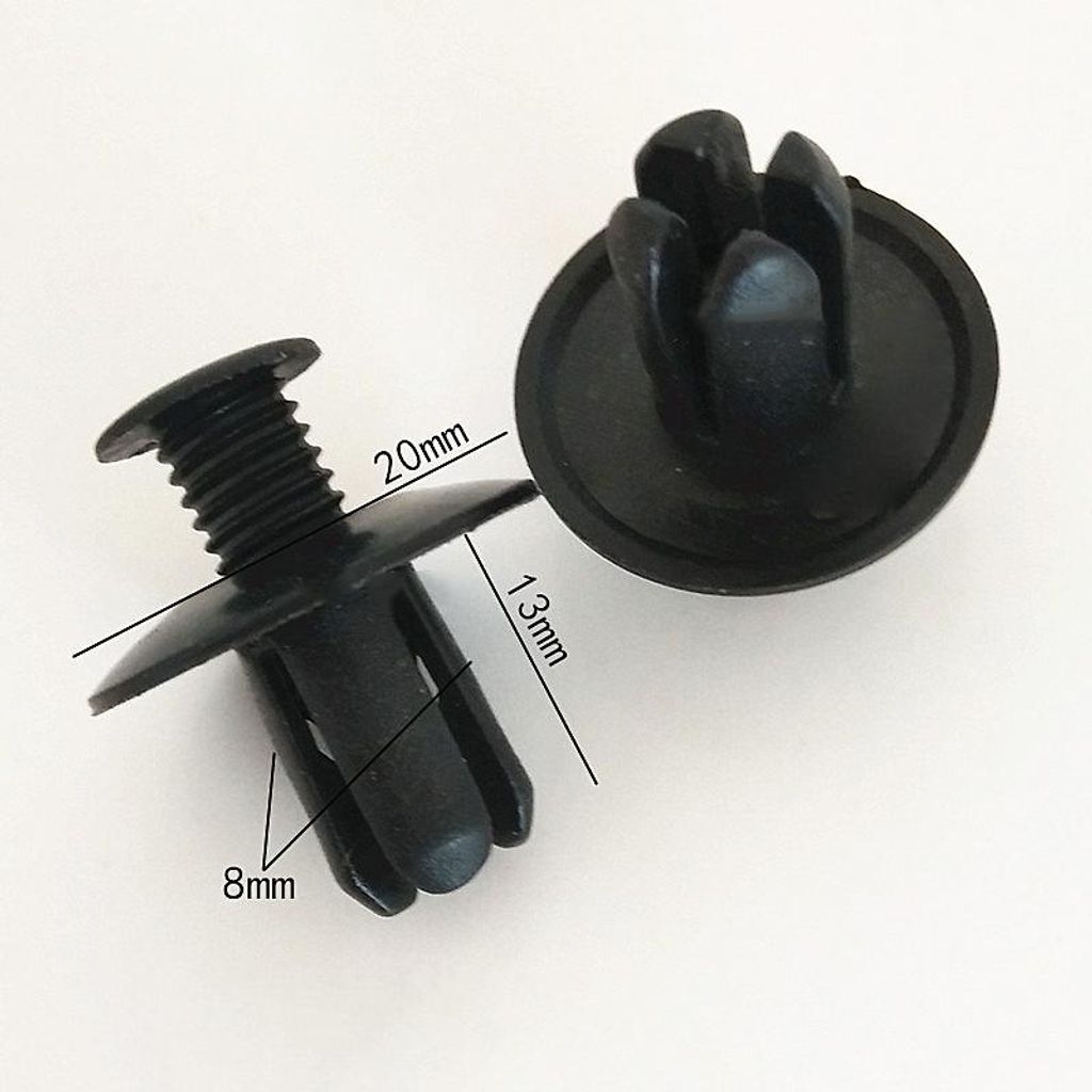 Auto-Nieten-Befestigungselemente, Box verpackt, Kunststoff-Auto-Befestigungsklammern für die Stoßstangenreparatur, 635 Stück