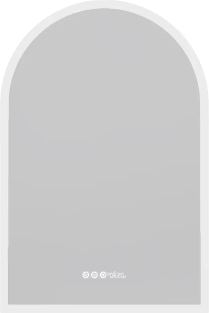 Miroir connecté 60x90 cm avec touchpad, anti-buée et affichage heure
