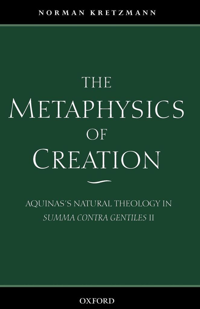 The Metaphysics of Creation