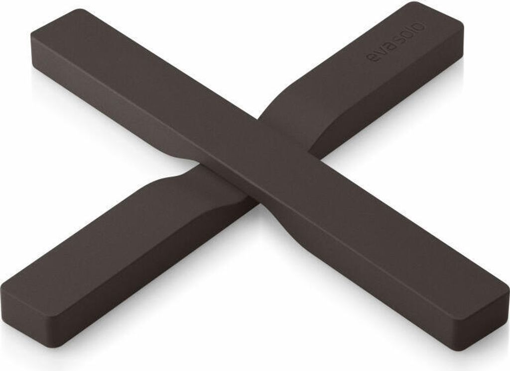 Eva Solo Magnetischer Untersetzer 2-tlg., Topfuntersetzer, Nylon, Silikon, Chocolate, 530763