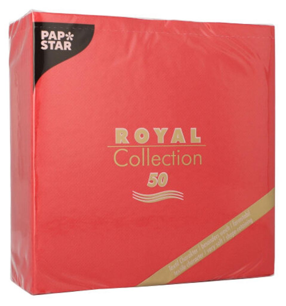 Papstar 11607, Rot, Seidenpapier, Einfarbig, 54 g/m², 400 Produktbild 