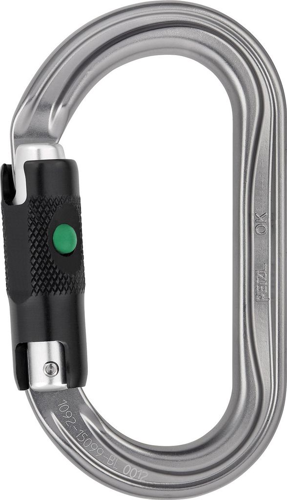 Petzl Ok Ball Look Karabinerhaken Grau  Grau One Size Produktbild 