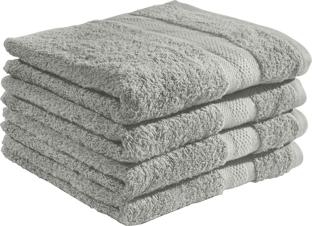REDBEST Duschtuch Chicago" 4er-Pack grau 70x140 cm"