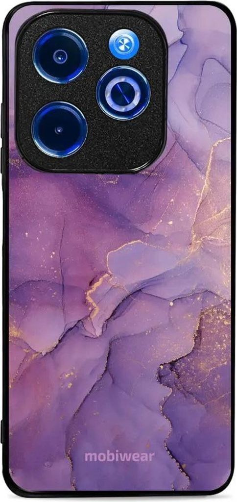 Handyhülle für Infinix Smart 8, Mobiwear Glossy Case, Violett