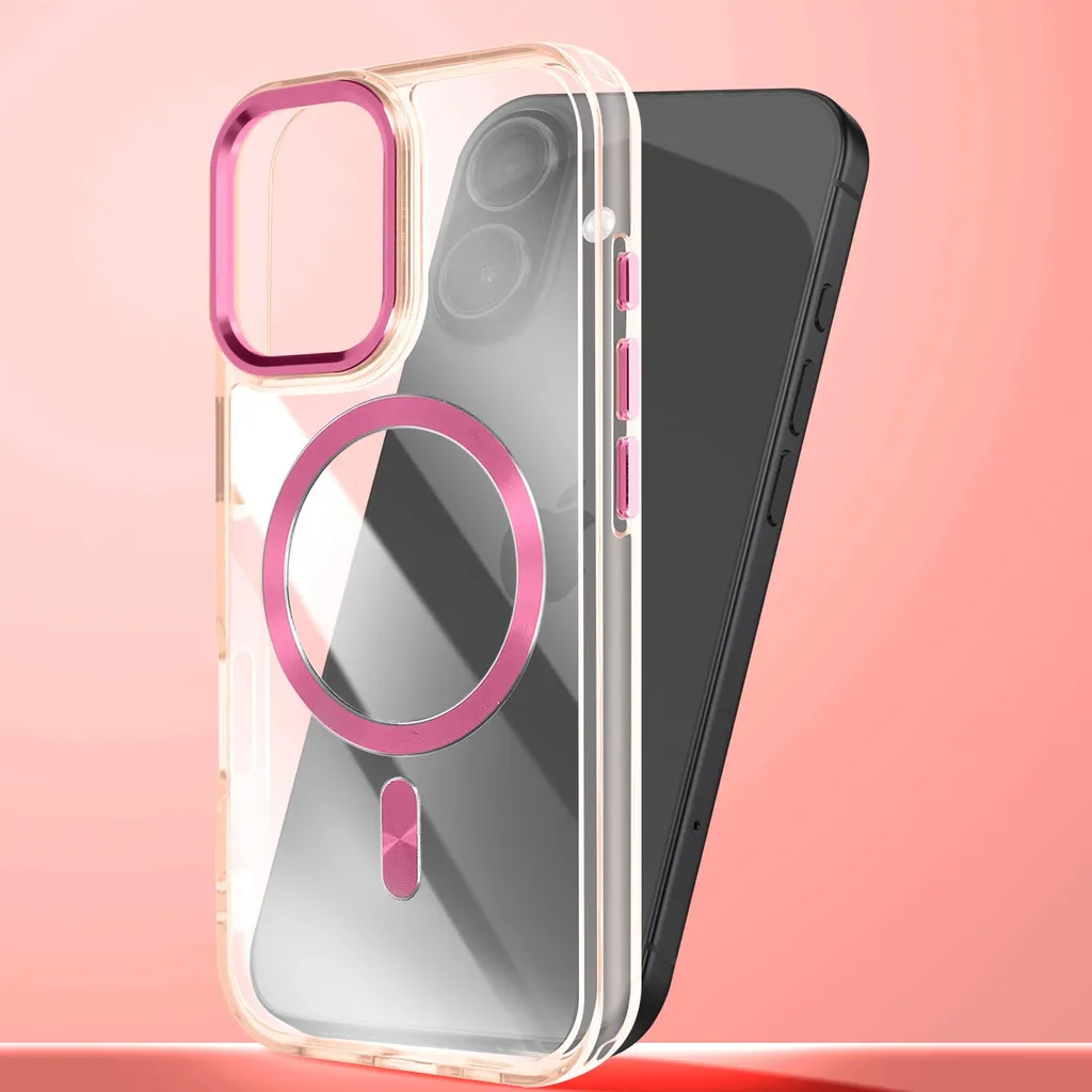 Custodia Avizar iPhone 17 MagSafe Oro Rosa - Sicura e Bellissima - 6