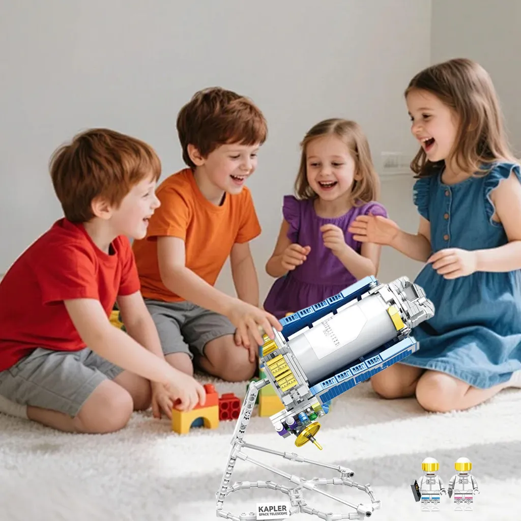 Télescope spatial Kepler à construire : kit STEM créatif 2 figurines - 5