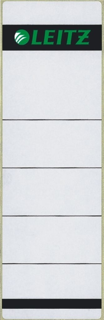 Leitz - Rückenetikett breit/kurz 62x192mm selbstklebend grau 10 Stück