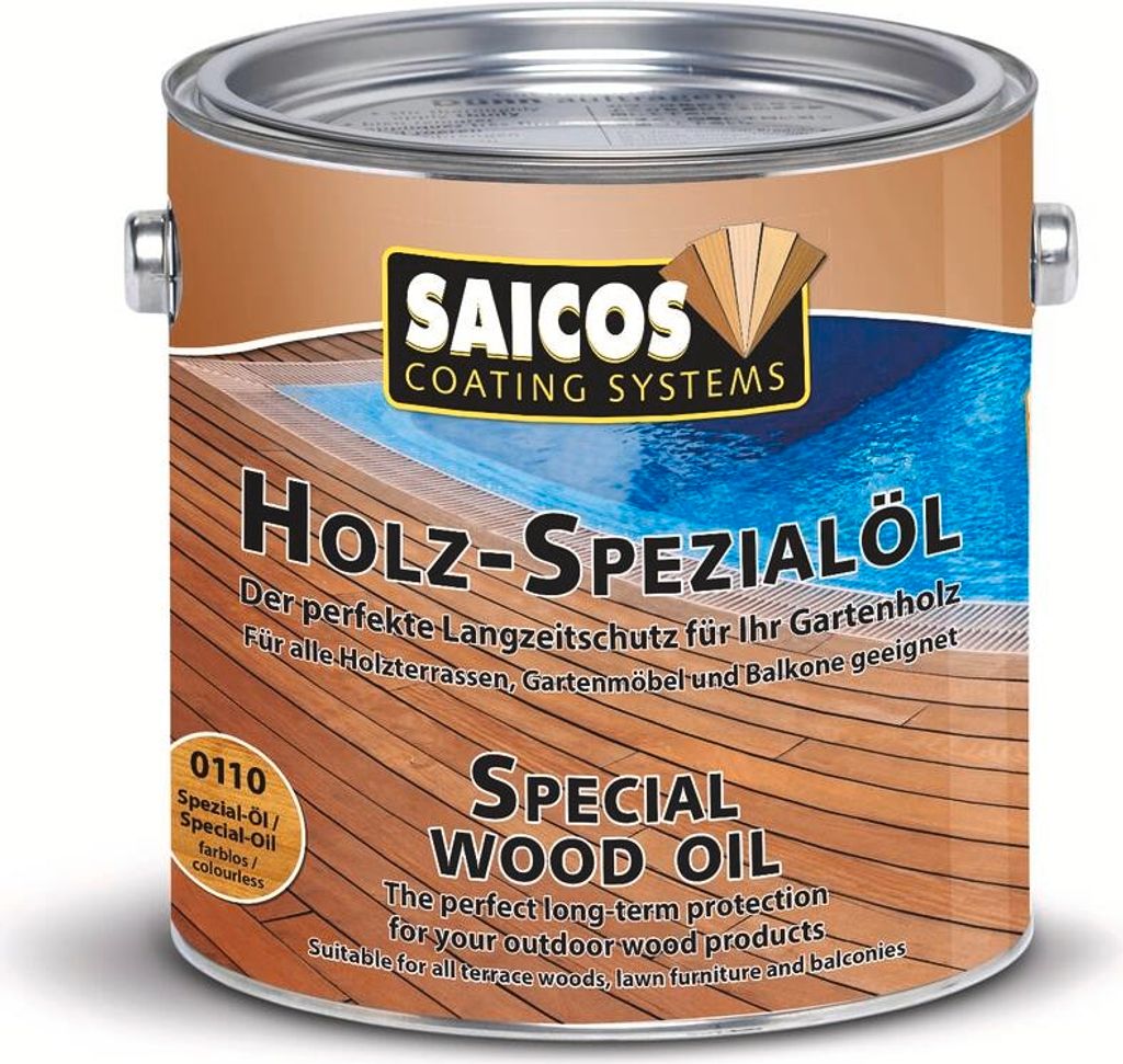 SAICOS Holz- Spezialöl farblos 0,75l Produktbild 