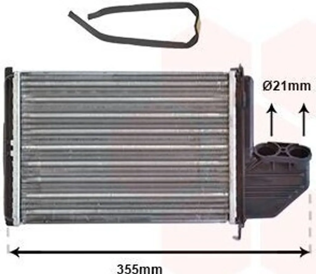 Radiateur de chauffage Van Wezel pour BMW Série 3 E46 - Qualité OE