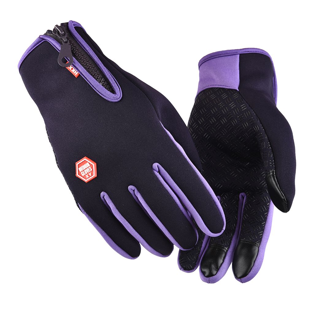 Herren Damen Winter Handschuhe Fahrrad Thermo Handschuhe Wasserdicht Touchscreen 