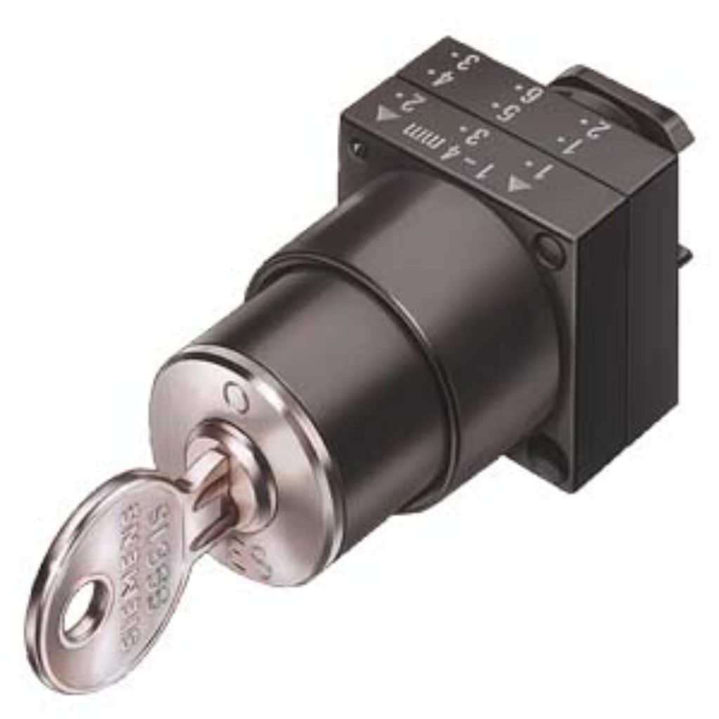3SB3000-4LD01 - Siemens SCHLÜSSELSCHALTER CES, 22MM, RUND, KUNSTSTOFF, SCHLIESS-NR. SSG1
