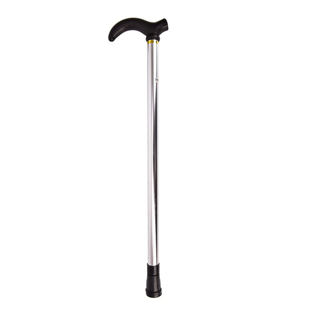 Gehstock mit ergonomischem Griff, 2 Abschnitte, Länge verstellbar, stabil, rutschfest, Krücke, Wanderstock für Damen und Herren