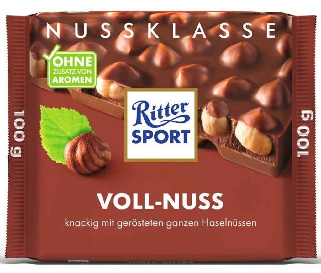 Ritter SPORT 5211927009 Ritter SPORT Voll-Nuss Schokolade Image du produit 
