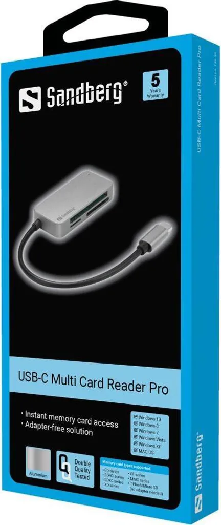 Lecteur USB-C Pro pour décharger vos Cartes SD et Micro-SD sur MacBook