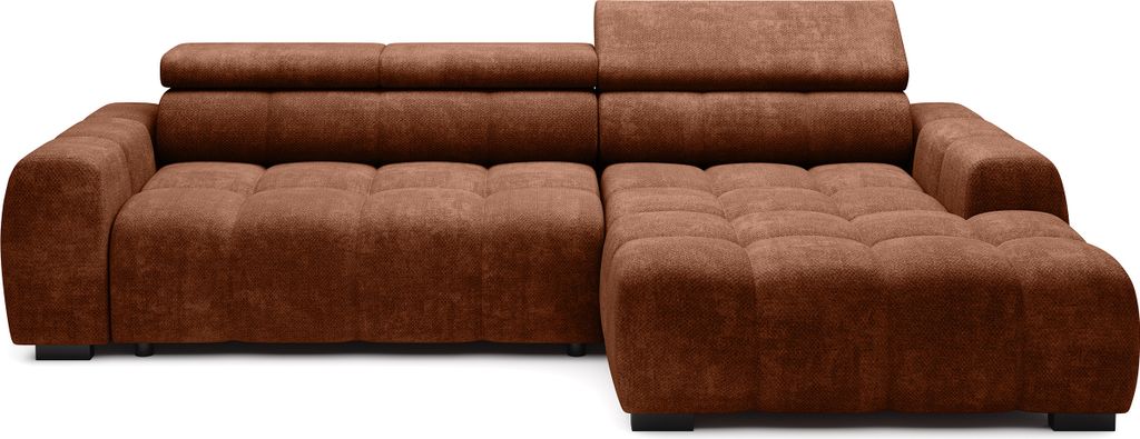 DomoHome Ecksofa BULL – Modernes stilvolles Eckcouch, Verstellbarer Sitz, Ohne Schlaffunktion, Hochwertiger Eden-Stoff, Rechts-Layout, Maße: 285...