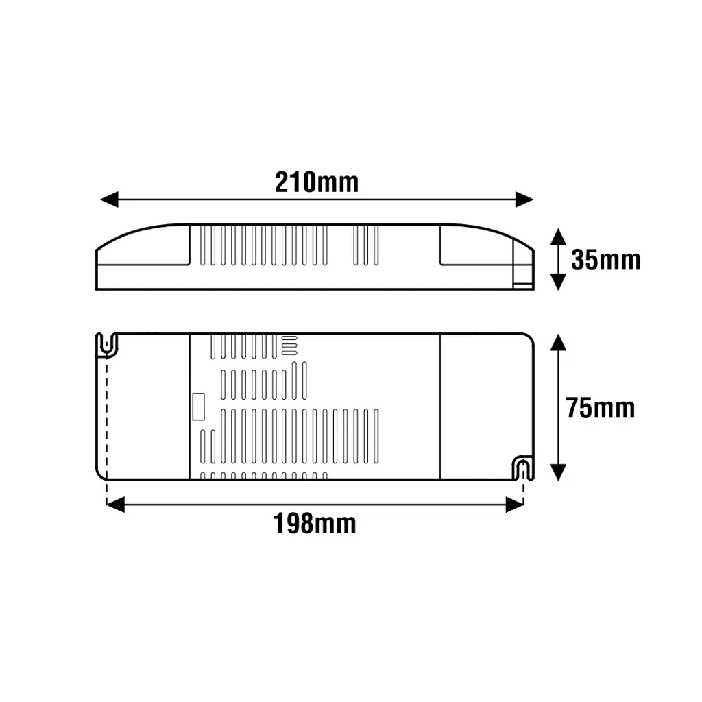 Driver LED LEF LE7524DP 75W 24V - Versatilità Dimmerabile