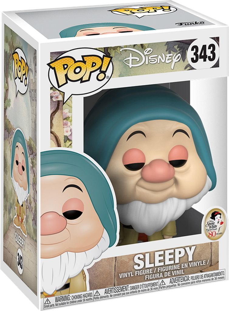 Disney Schneetwitchen 7 Zwerge - Sleepy 343 - Funko Pop! - Produktbild 