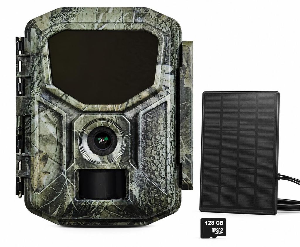 Siltcon Wildkamera 8K 64 MP mit externem Solarpanel, WLAN, Produktbild 