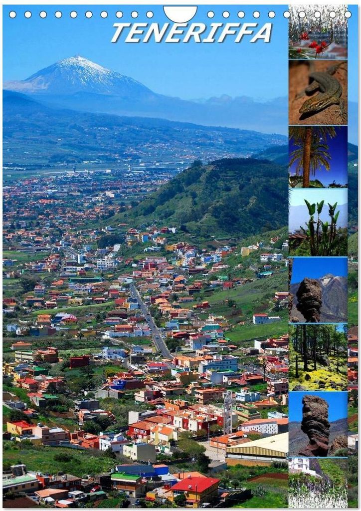 TENERIFFA (Wandkalender 2026 DIN A4 hoch), CALVENDO Monatskalender