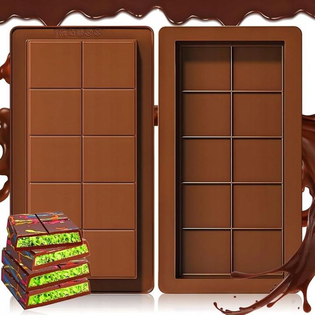 2x Silikonform für Dubai Chocolate Viral Dubai Board