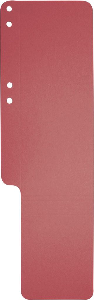 EXACOMPTA 13703B Exacompta, Aktenschwanz, Karton 320g, 100x318mm, Packung mit 100 Stück - Rot