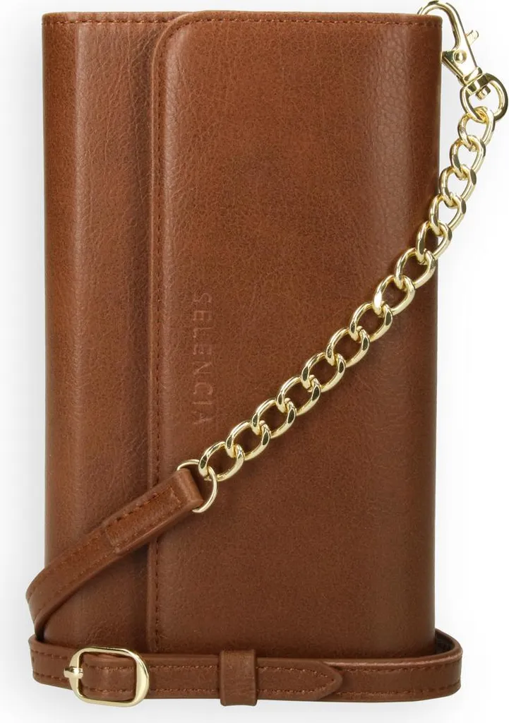 Custodia Selencia Eny Clutch Marrone per Samsung Galaxy S20 Ultra