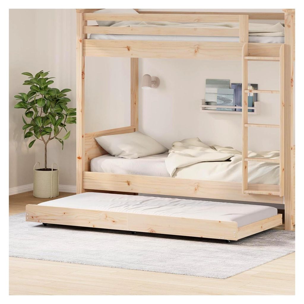 Bettgestell aus Kiefernholz 75 x 190 cm