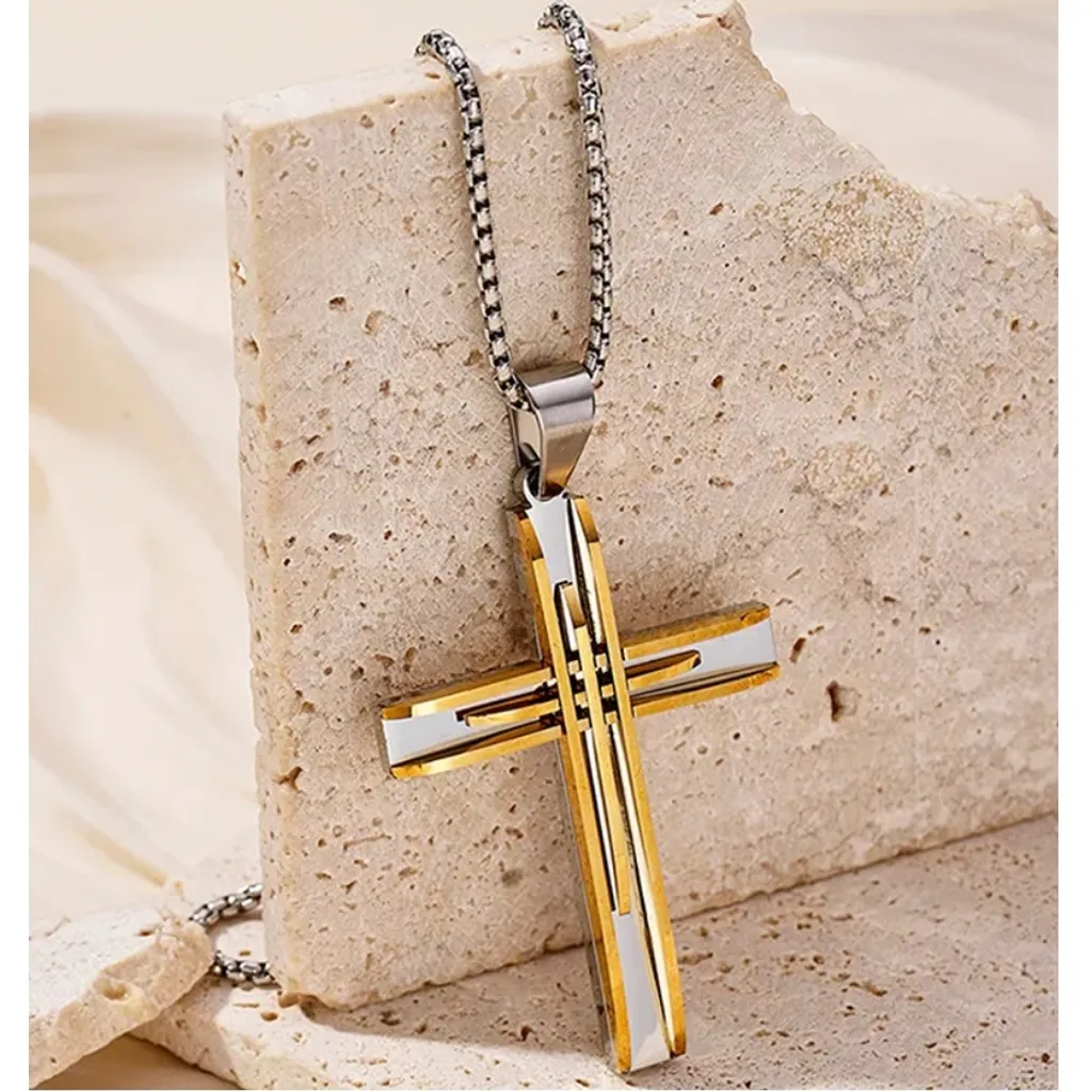 Gioiello Sapid Cross KP34103 Eleganza Oro e Argento Premium