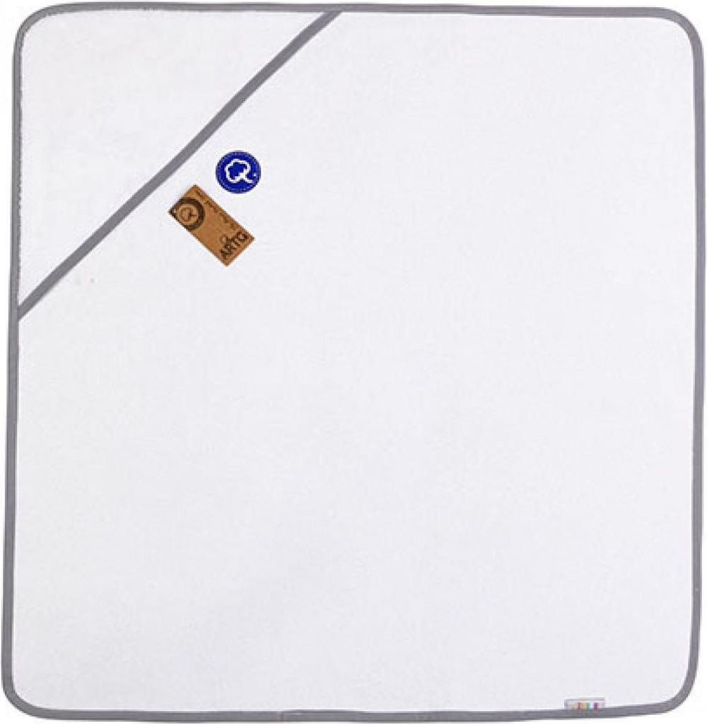A&R 892.50 | Babiezz ALL-Over Sublimation Hooded Towel 75 x 75 cm - Farbe: White/Anthracite Grey - Größe: 75 x 75 cm