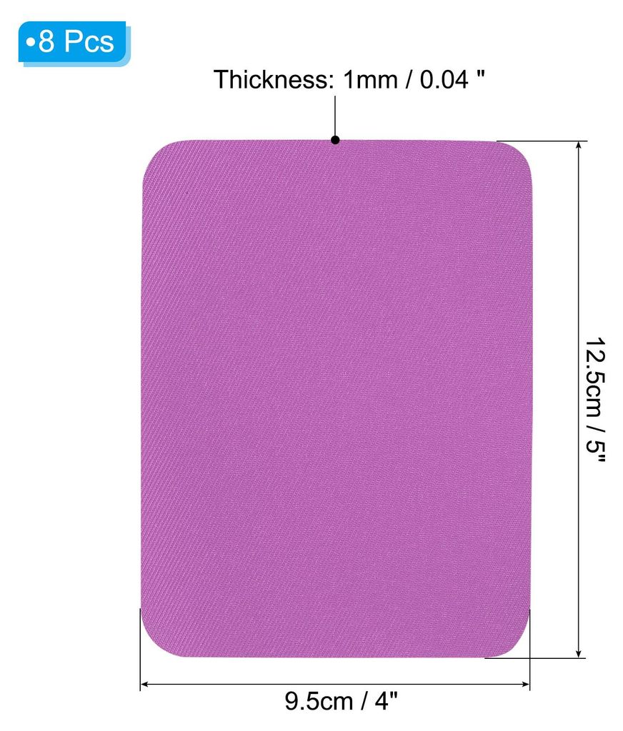 8 Stš¹ck Bš¹gelflicken 9.5x12.5cm Aufbš¹gel Patches 5x4" Stoff Aufbš¹gelflicken 100 % Baumwolle Reparatur Flicken Kit fš¹r Kleidung Hosen...
