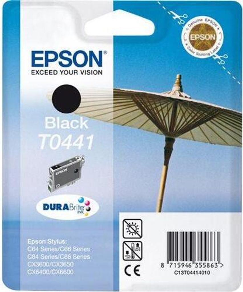 Epson T0441 - Inktcartridge / Zwart (13 ml)